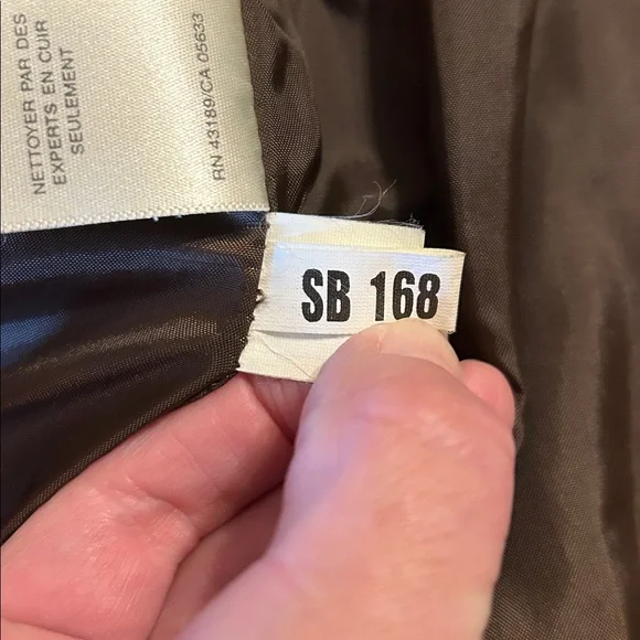 Suede Leather Chocolate Brown Blouson Full Zip Pockets Lined Jacket MP - Picture 8 of 16